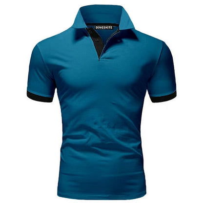 Casual zomer golf poloshirt voor heren - lichtgewicht, ademend en stijlvol voor warme dagen