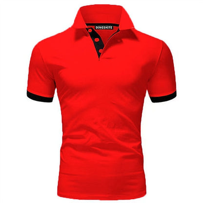 Casual zomer golf poloshirt voor heren - lichtgewicht, ademend en stijlvol voor warme dagen