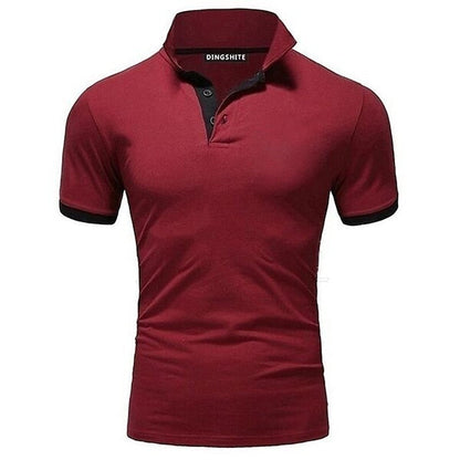 Casual zomer golf poloshirt voor heren - lichtgewicht, ademend en stijlvol voor warme dagen