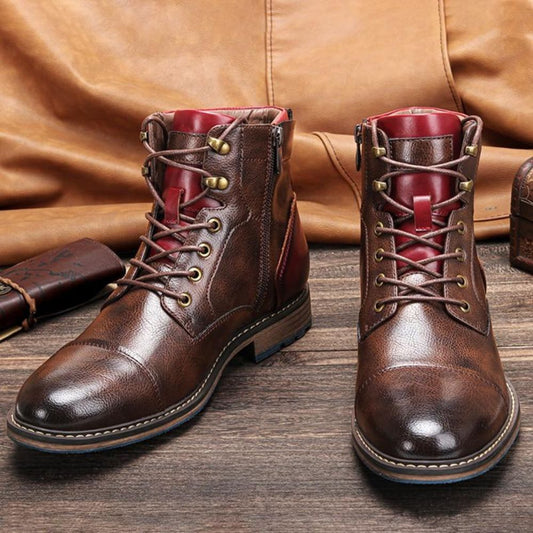 Klassieke leren Oxford-schoenen voor heren van hoogwaardig leer, ideaal voor elegante en casual looks.