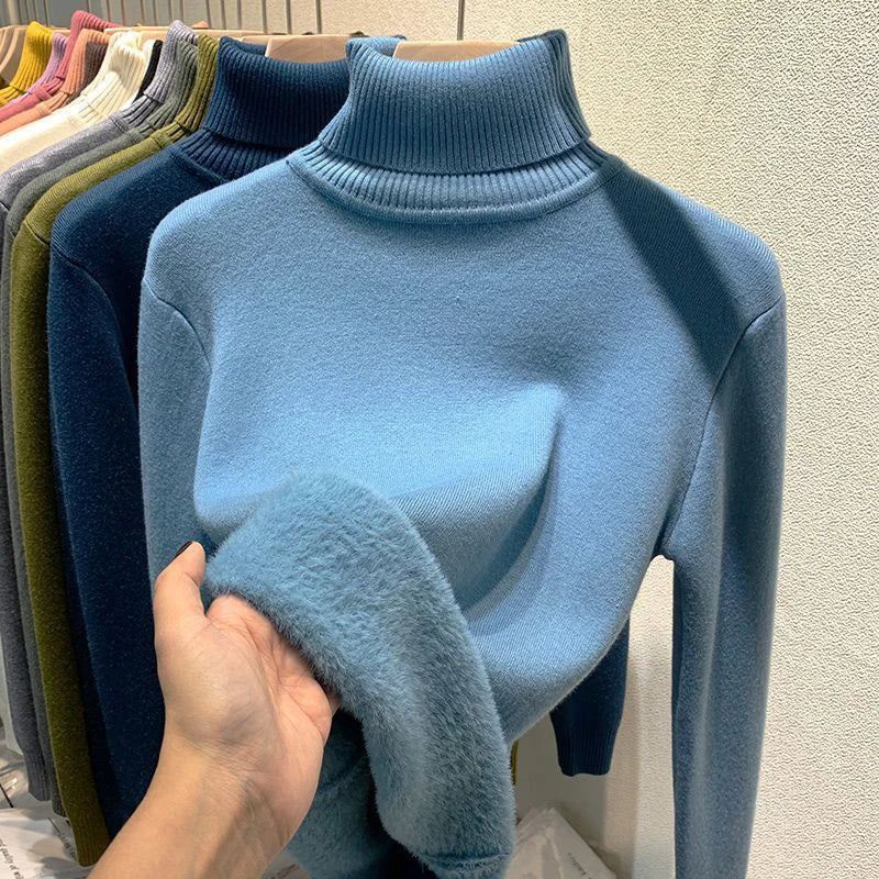 Casual warme trui voor dames, zacht en comfortabel, ideaal voor herfst- en winterdagen.