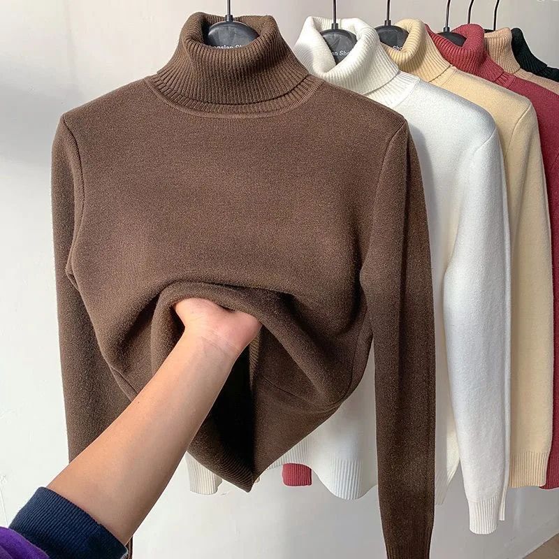 Casual warme trui voor dames, zacht en comfortabel, ideaal voor herfst- en winterdagen.