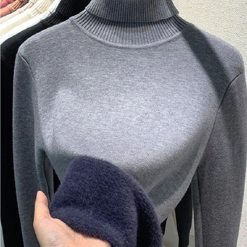 Casual warme trui voor dames, zacht en comfortabel, ideaal voor herfst- en winterdagen.