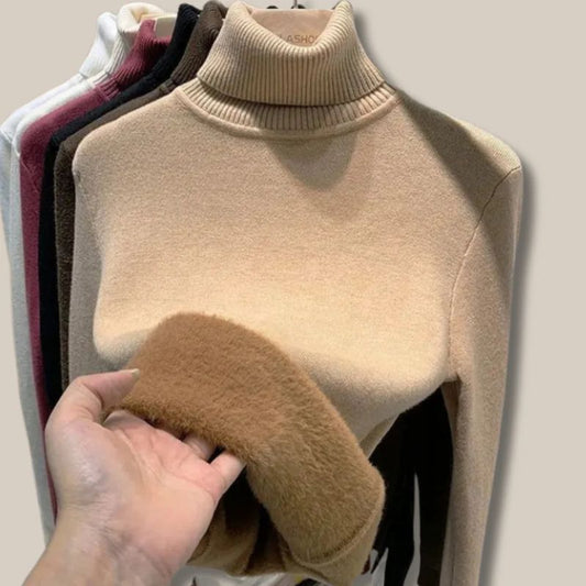 Casual warme trui voor dames, zacht en comfortabel, ideaal voor herfst- en winterdagen.