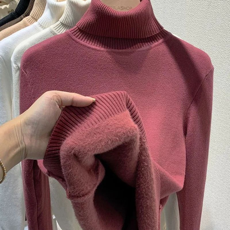 Casual warme trui voor dames, zacht en comfortabel, ideaal voor herfst- en winterdagen.