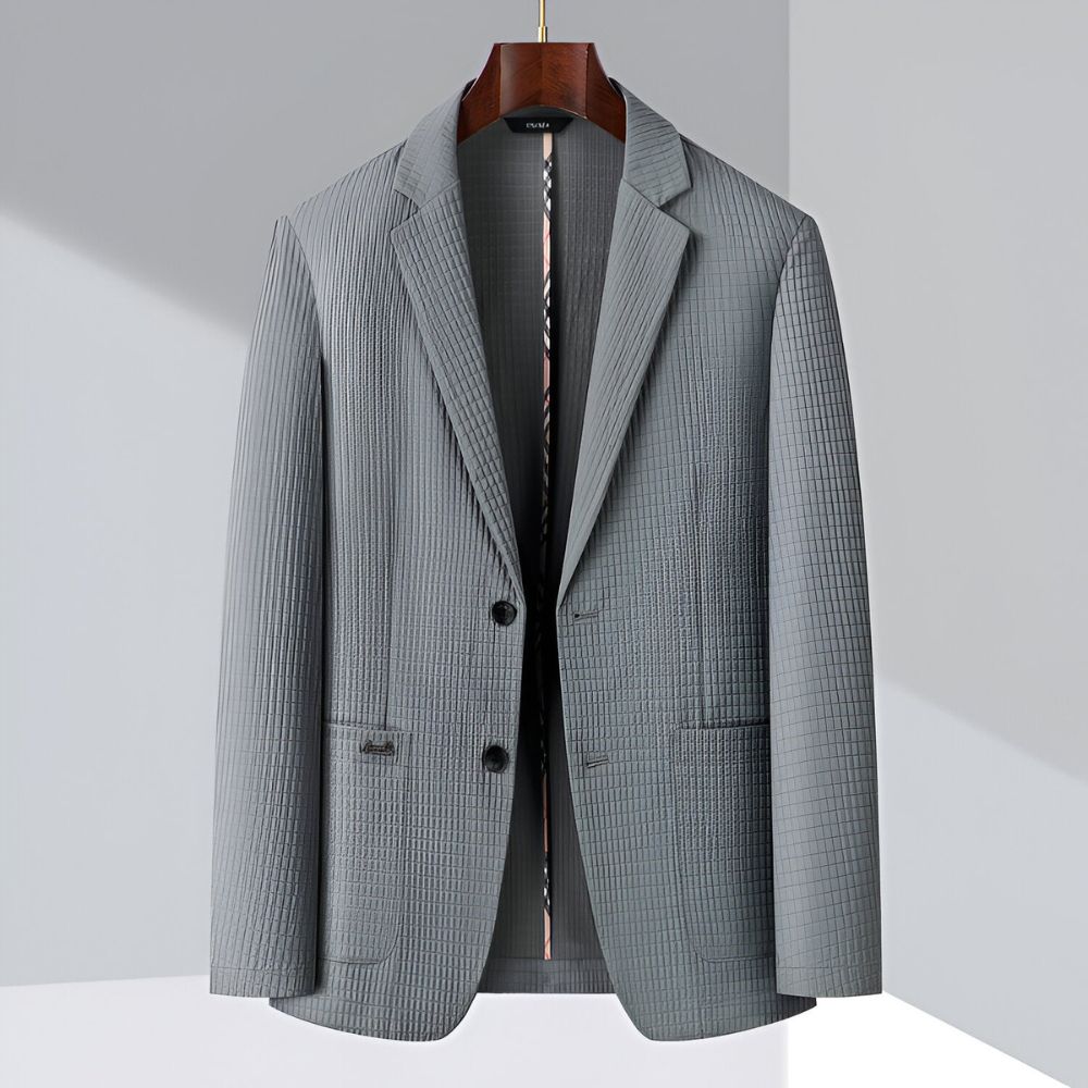 Luxe formele blazer voor heren - Elegante herenblazer voor formele gelegenheden, ideaal voor koele herfst- of winterdagen.