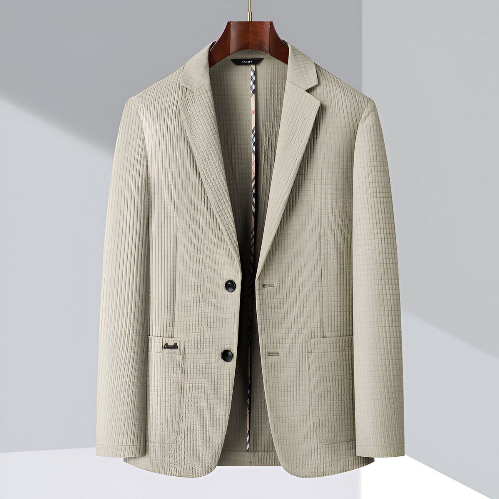 Luxe formele blazer voor heren - Elegante herenblazer voor formele gelegenheden, ideaal voor koele herfst- of winterdagen.