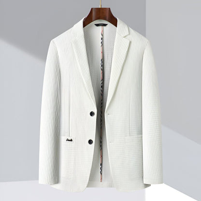 Luxe formele blazer voor heren - Elegante herenblazer voor formele gelegenheden, ideaal voor koele herfst- of winterdagen.