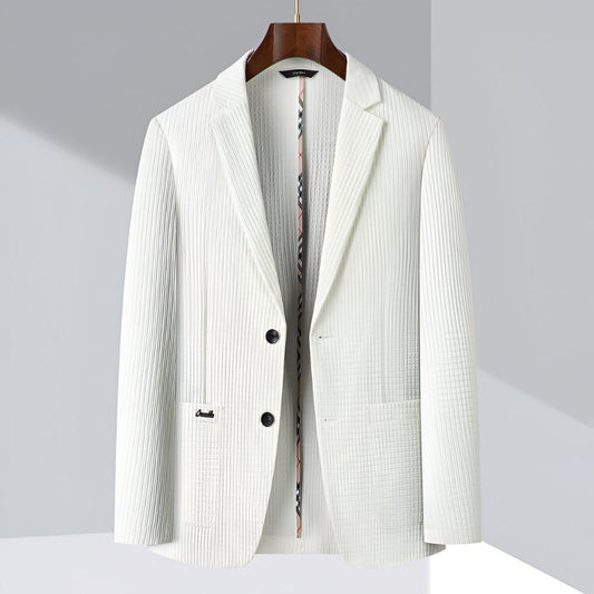 Luxe formele blazer voor heren - Elegante herenblazer voor formele gelegenheden, ideaal voor koele herfst- of winterdagen.