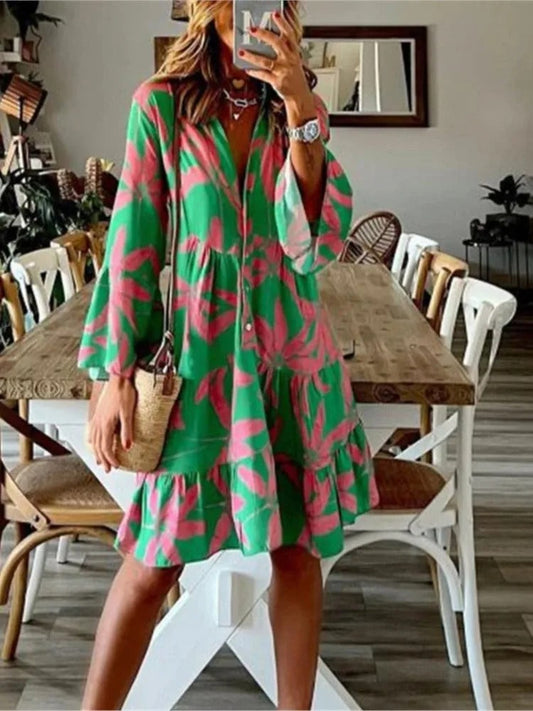 Zomerjurk met print - Valli