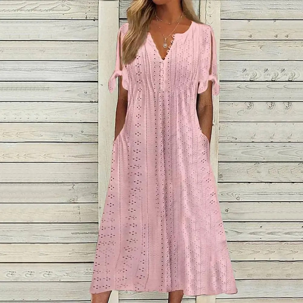 Eyelet zomerjurk - Lovie