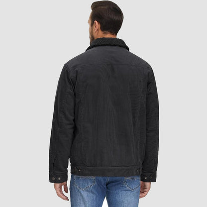 Corduroy herenjas met sherpa voering - Joep