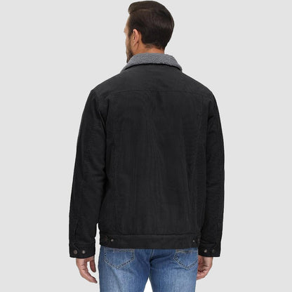 Corduroy herenjas met sherpa voering - Joep