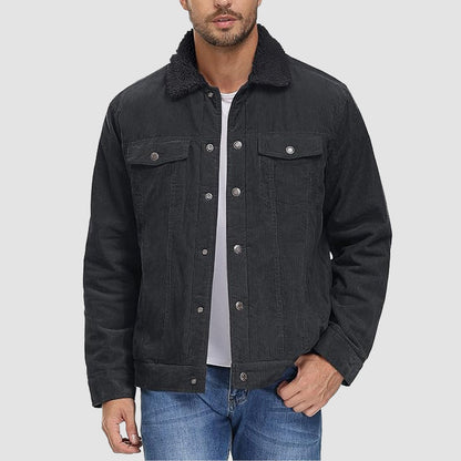 Corduroy herenjas met sherpa voering - Joep