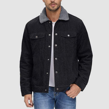 Corduroy herenjas met sherpa voering - Joep