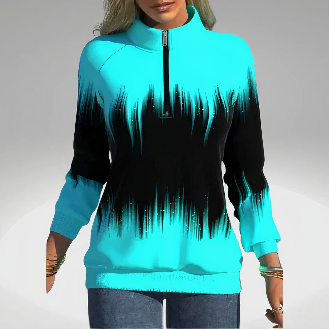 Modieus damessweatshirt voor herfst en winter, knus en stijlvol voor koude dagen