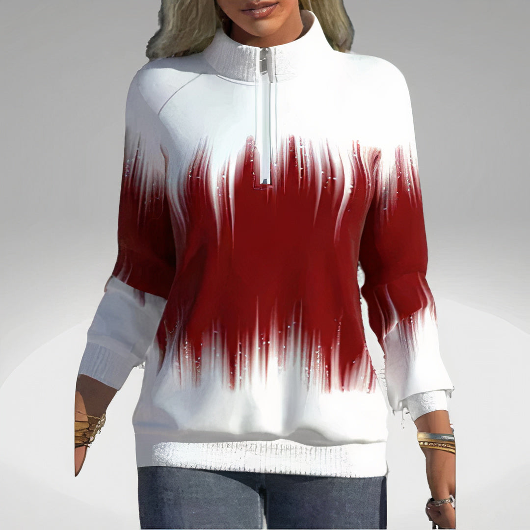 Modieus damessweatshirt voor herfst en winter, knus en stijlvol voor koude dagen