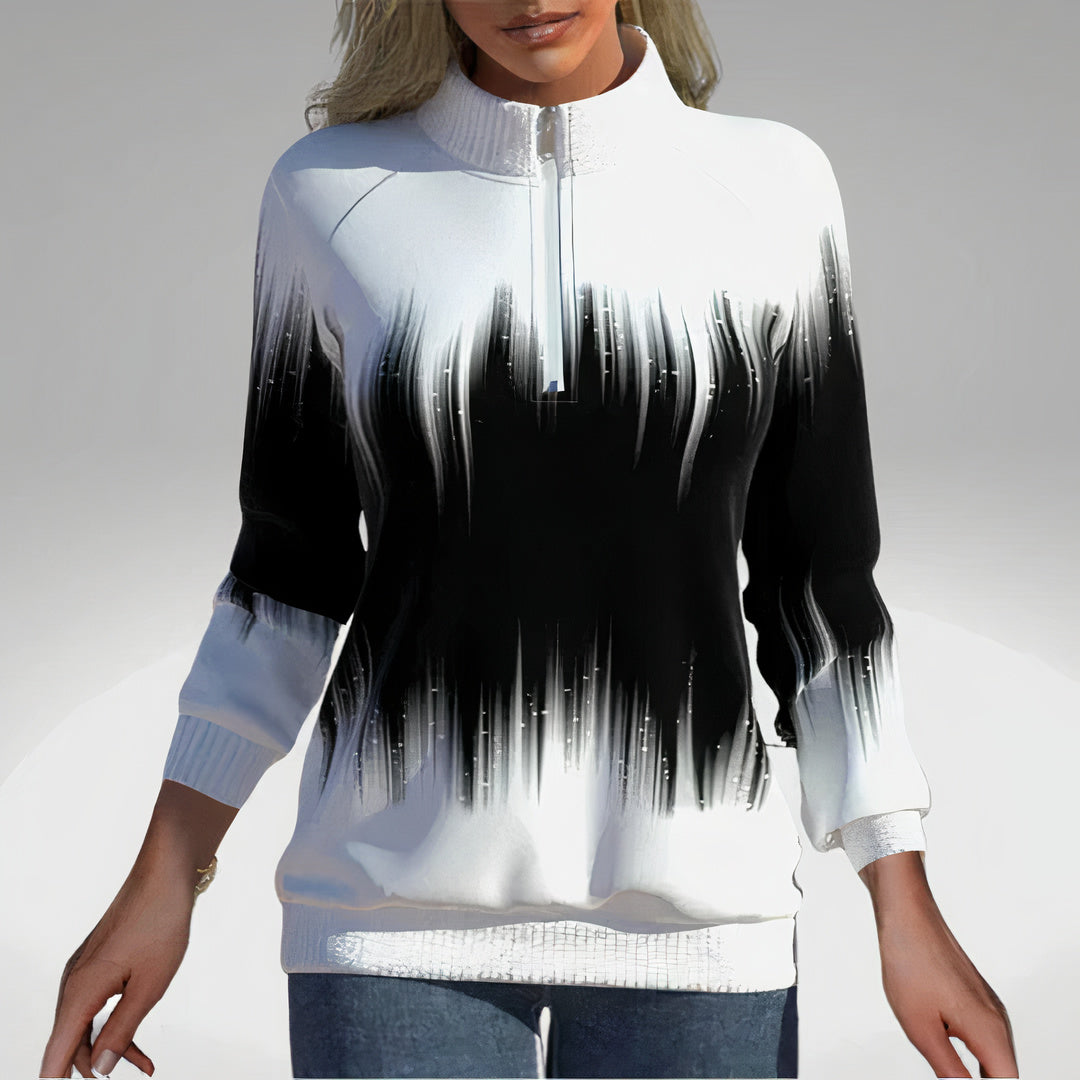 Modieus damessweatshirt voor herfst en winter, knus en stijlvol voor koude dagen