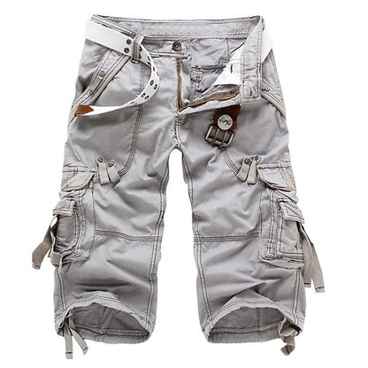 Comfortabele en functionele cargo shorts met meerdere zakken voor heren, ideaal voor de zomer en buitenactiviteiten