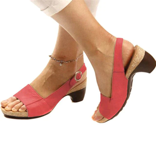 Modieuze sandalen met hoge hakken - Livia