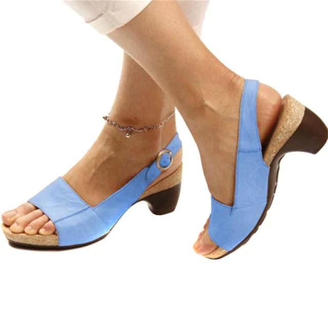 Modieuze sandalen met hoge hakken - Livia