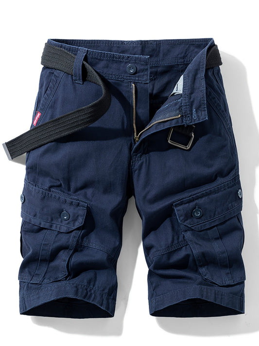Relaxed model herenshort met knoopzakken - comfortabel, functioneel en stijlvol