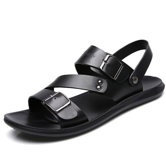 Ontspannen leren strandsandalen – stijlvol, comfortabel en ademend
