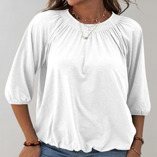 Stijlvol en comfortabel zomershirt voor dames met lichtgewicht, ademend materiaal voor warme dagen