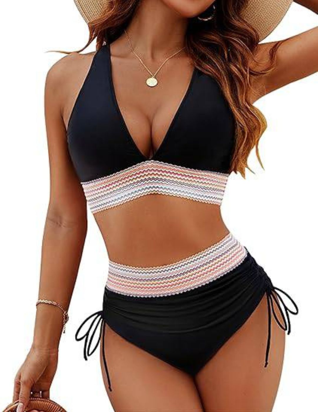 Corrigerende en comfortabele bikini voor vrouwen, ideaal voor wellness en winterzon-vakanties.

