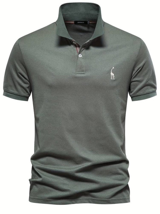 Stijlvolle herenpolo met comfortabele pasvorm, perfect voor herfst en winter.

