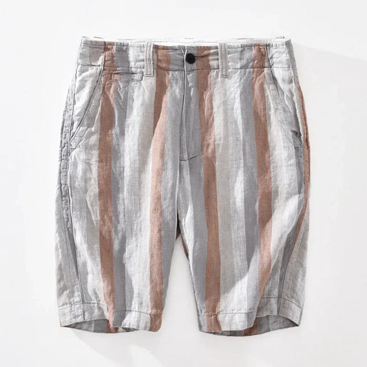Stijlvolle linnen shorts met trekkoord voor heren – luchtig, comfortabel en elegant
