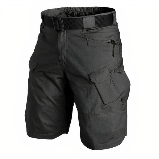 Tactische cargoshorts voor heren – robuust, functioneel en perfect voor buitenavonturen.