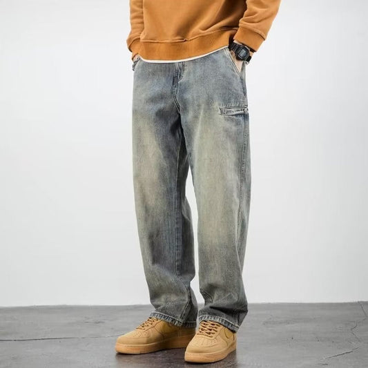 Trendy gewassen zomerjeans voor heren – licht, ademend en perfect voor warme dagen.