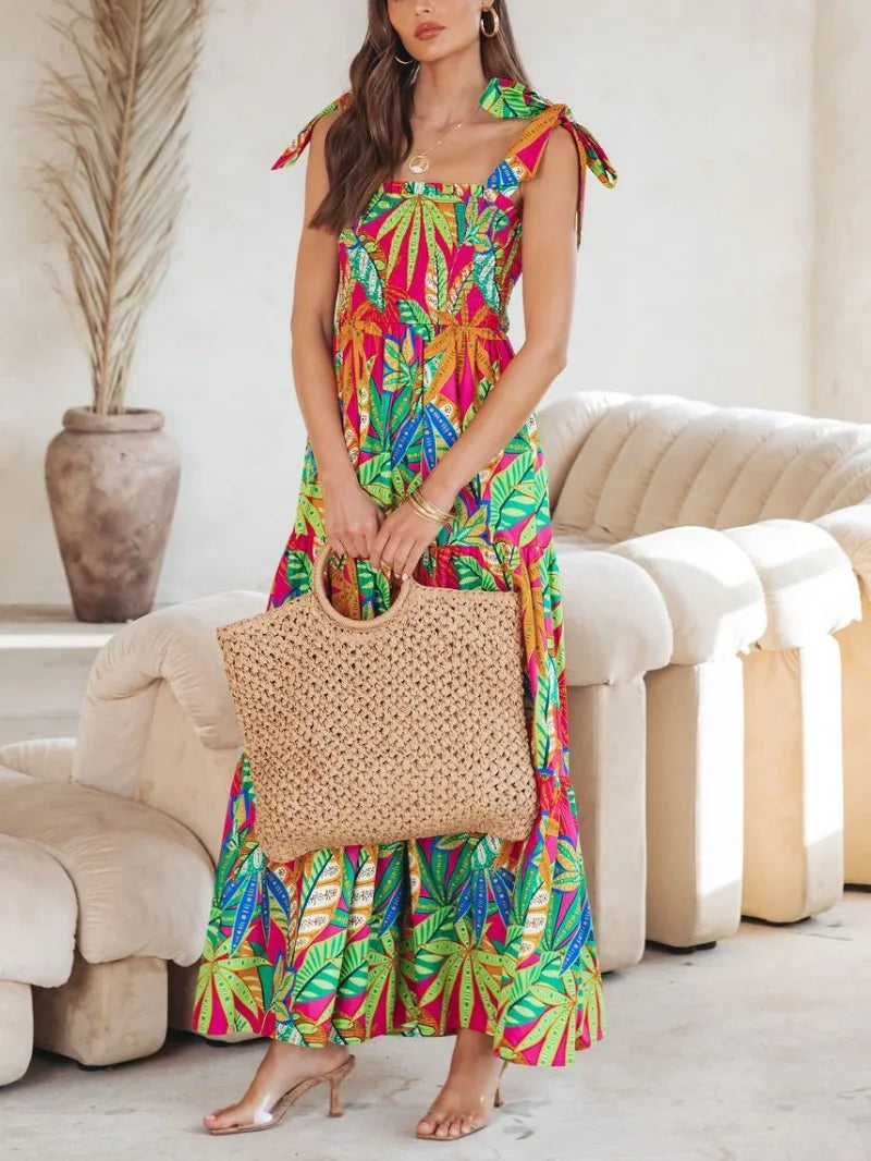 Elegante en luchtige zijden jurk voor warme lente- en zomerdagen