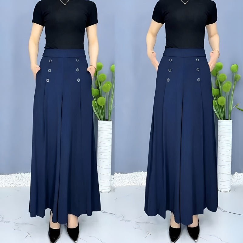 Geraffineerde, wijde zomerbroek – licht, elegant en perfect voor warme dagen
