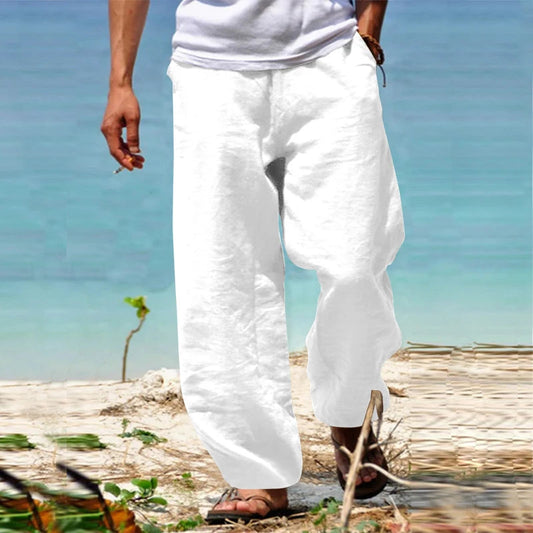 Lichtgewicht casual broek voor de zomer met ademende stof en comfortabele pasvorm