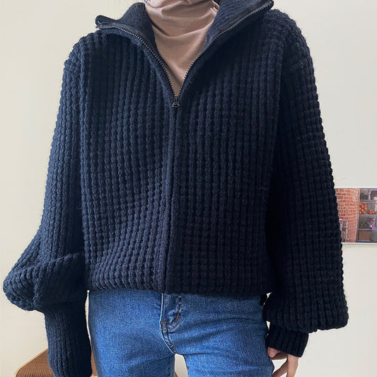 Warme gebreide wintertrui voor dames, comfortabel en stijlvol voor koude winterdagen