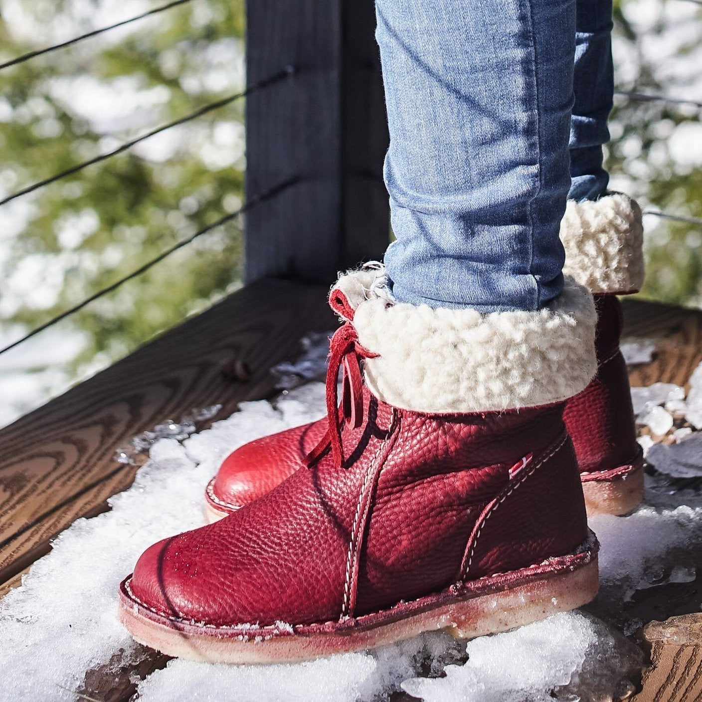 Waterdichte winterlaarzen voor dames, ideaal voor koude herfst- en winterdagen, met warme voering en antislipzool.