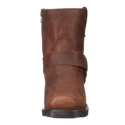 Western cowboylaarzen voor heren, ideaal voor herfst- en winterdagen, met robuust bovenmateriaal en authentiek westernontwerp.