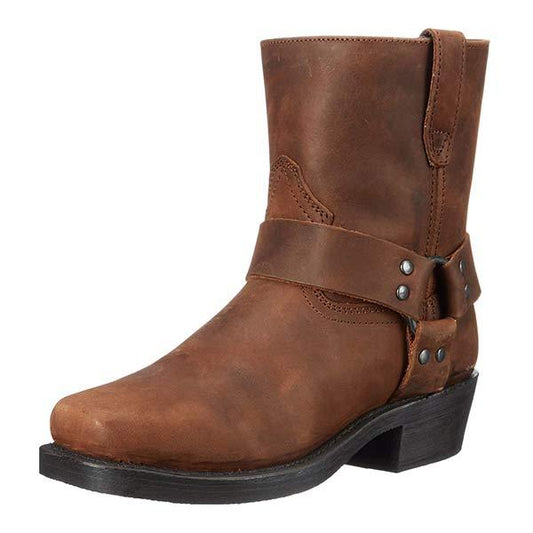 Western cowboylaarzen voor heren, ideaal voor herfst- en winterdagen, met robuust bovenmateriaal en authentiek westernontwerp.