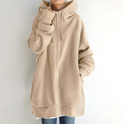 Knusse oversized winter pullover hoodie - Cassandra