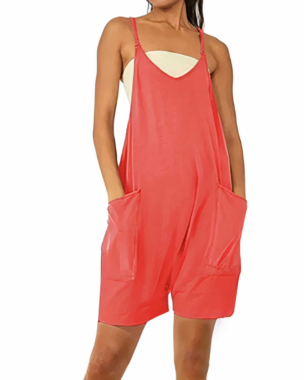 Zomeroverall met zakken - Flora