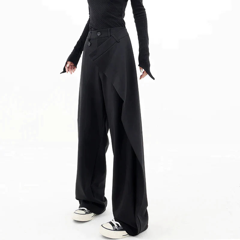 Asymmetrische baggy broek - Abby