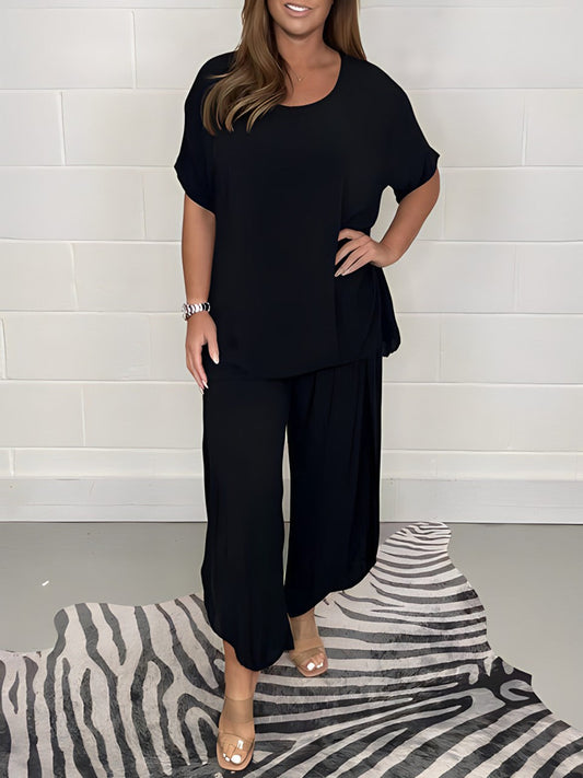 Relaxte set van top en broek - Carine
