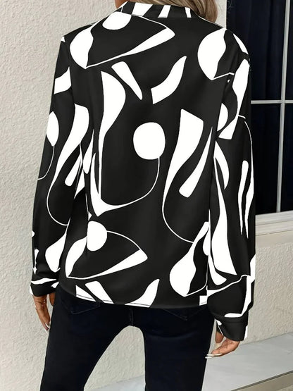 Prachtige blouse met print - Erna