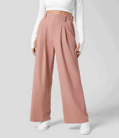 Georgia - Lose Hose Mit Hoher Taille Rosa / Xs