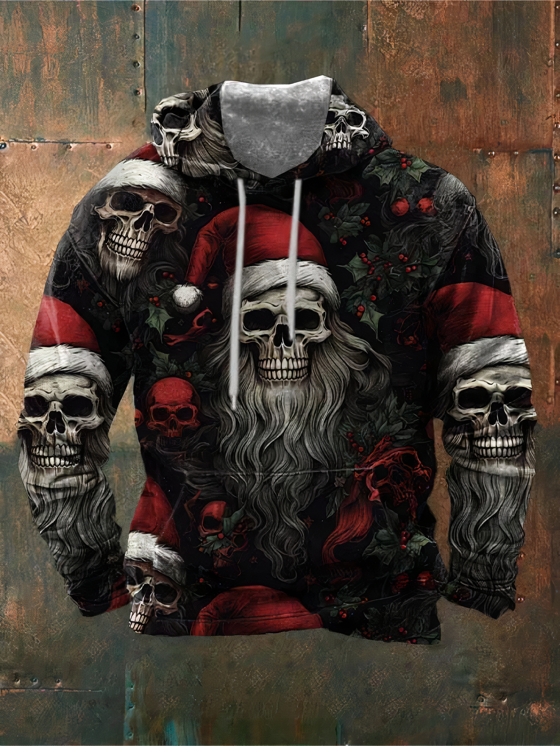 Kerst skelet hoodie - Judah