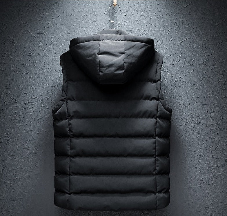 Wintergilet met capuchon voor mannen - Niko