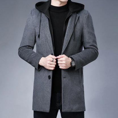 Wollen trenchcoat voor heren - Zen