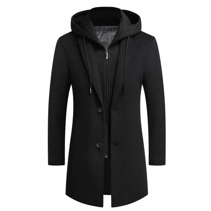 Wollen trenchcoat voor heren - Zen